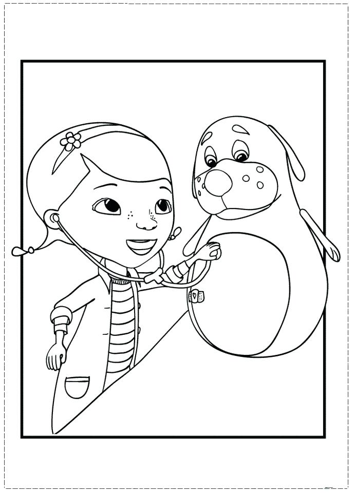 691x960 Doc Mcstuffins Halloween Coloring Pages Printable Coloring Pin By