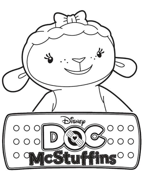 600x776 Doc Mcstuffins Coloring Pages Lambs