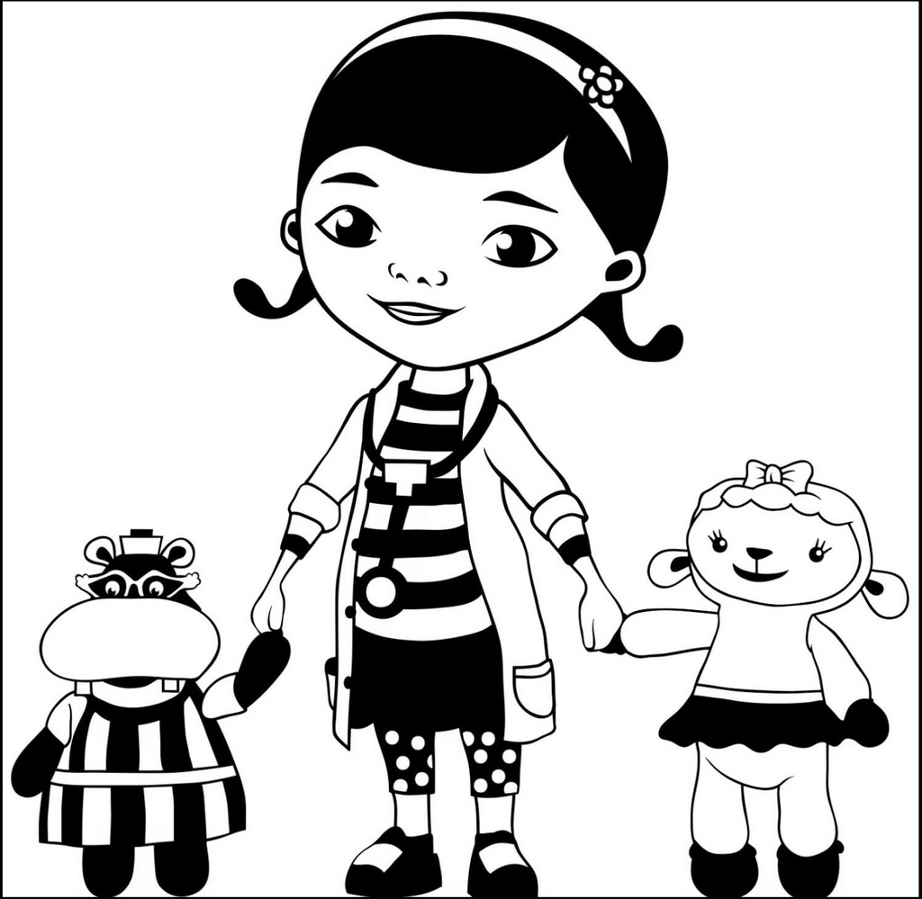 Doc Mcstuffins Coloring Sheets For Your Little Kids 1024x999 Doc Mcstuffins Coloring Sheets For Your Little Kids