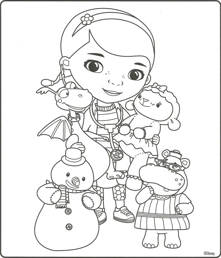 Doc Mcstuffins Printables Coloring Pages