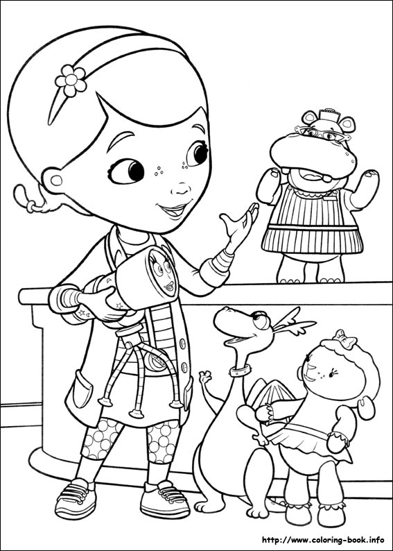 567x794 Doc Mcstuffins Coloring Pages On Coloring