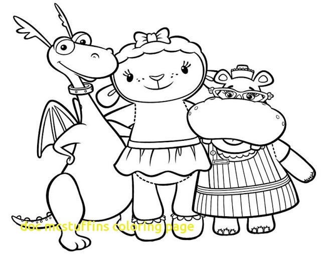 640x507 Doc Mcstuffins Coloring Page With Doc Mcstuffins Coloring Pages