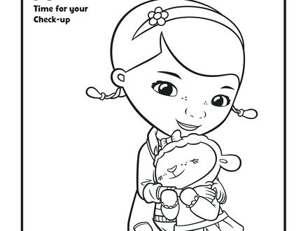 440x330 Doc Mcstuffins Stuffy Coloring Pages Free Of And S