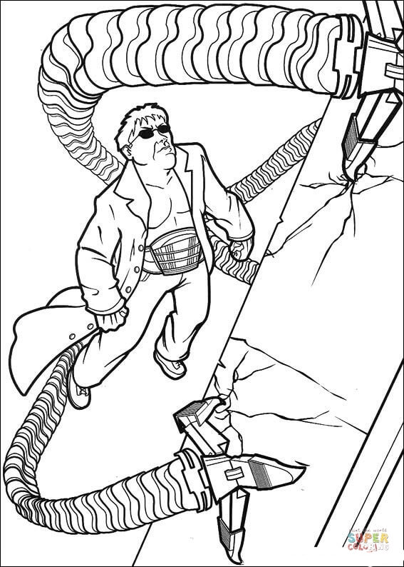 567x794 Doc Ock Coloring Pages