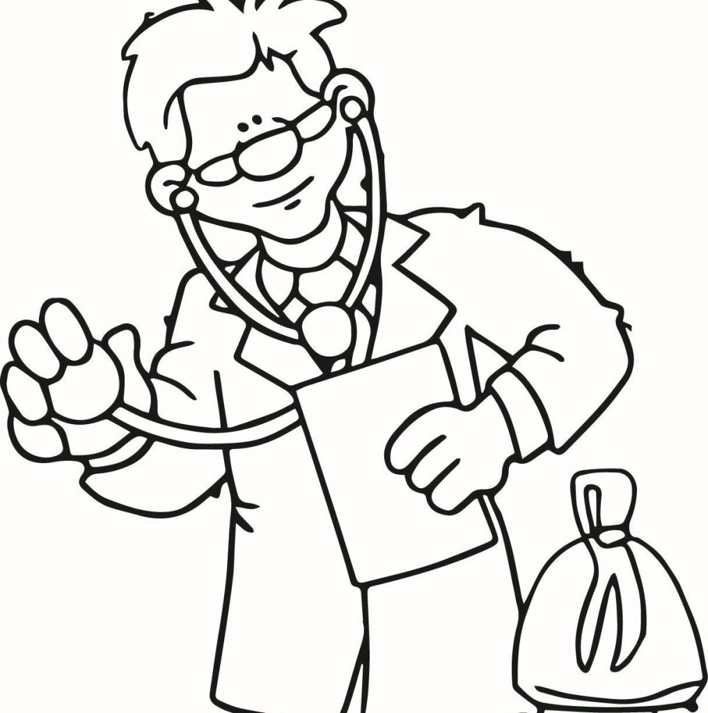 Doctor Coloring Pages Printable 1017x1024 Doctor Coloring Pages Printable
