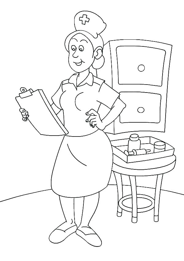 Nurse Coloring Page Doctor Coloring Pages For Preschool Simple 600x849 Nurse Coloring Page Doctor Coloring Pages For Preschool Simple