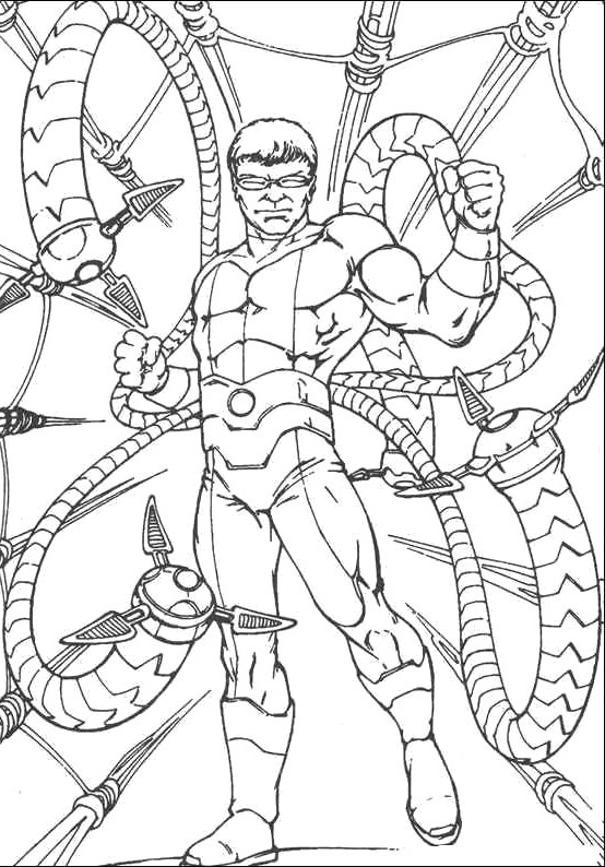 554x794 Doc Ock Coloring Pages Doctor Octopus 4 Visuals For The Business