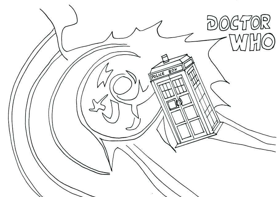 900x639 Doctor Printable Coloring Pages Who Free Doctor Who Printable