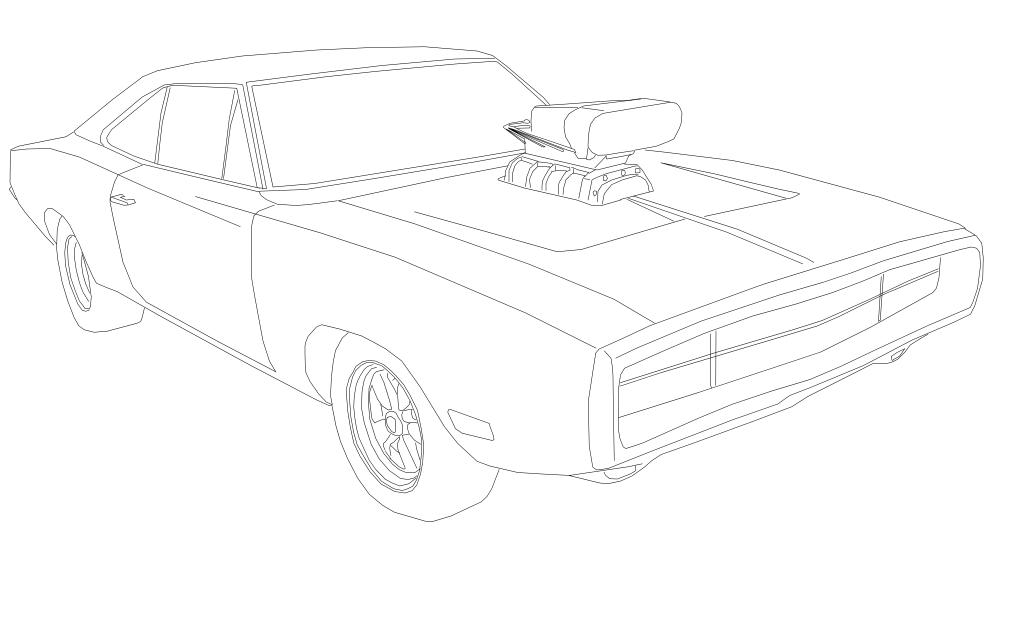 1026x641 Fast And Furious Dodge Charger Coloring Pages