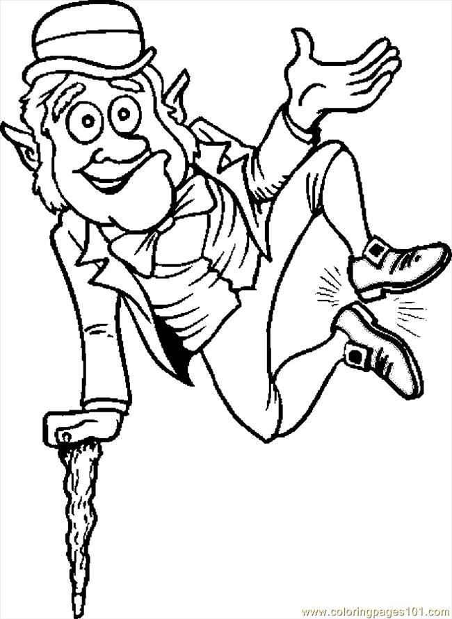 Leprechaun Coloring Pages 650x890 Leprechaun Coloring Pages