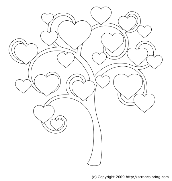 Tree Coloring Pages 600x630 Tree Coloring Pages