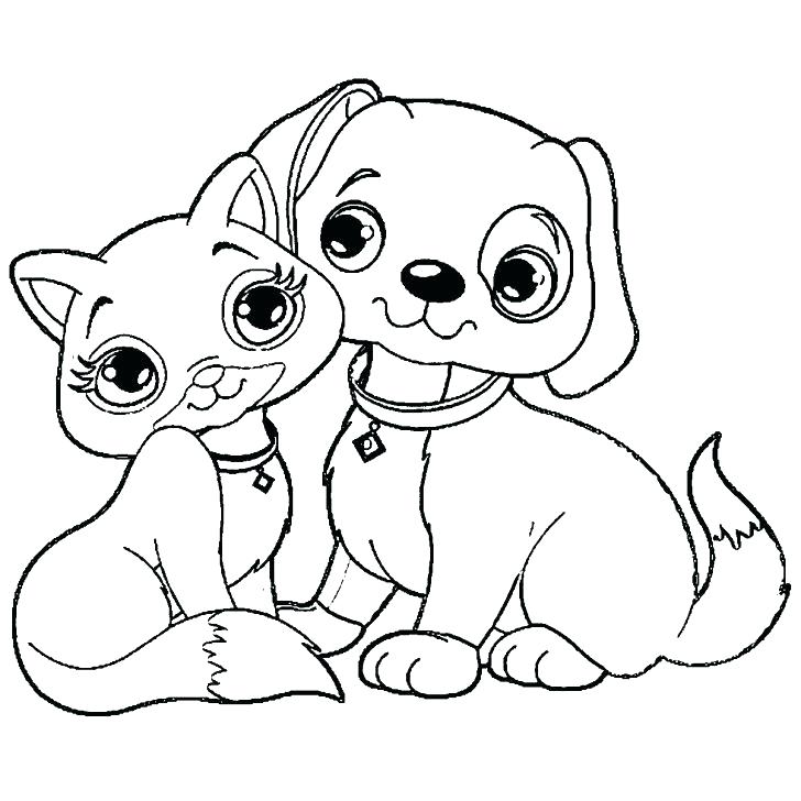 Coloring Pages Dogs Dog And Cat Coloring Pages Together 728x728 Coloring Pages Dogs Dog And Cat Coloring Pages Together
