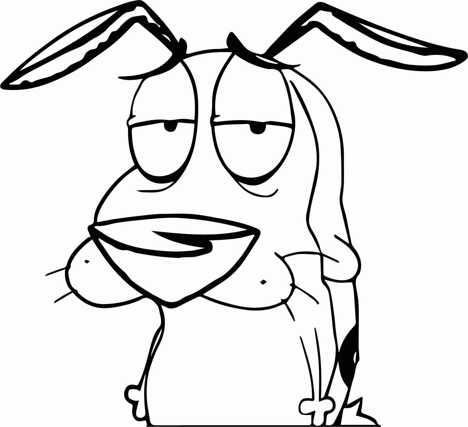 Courage The Cowardly Dog Cartoon Network Coloring Page Beautiful 1601x1461 Courage The Cowardly Dog Cartoon Network Coloring Page Beautiful