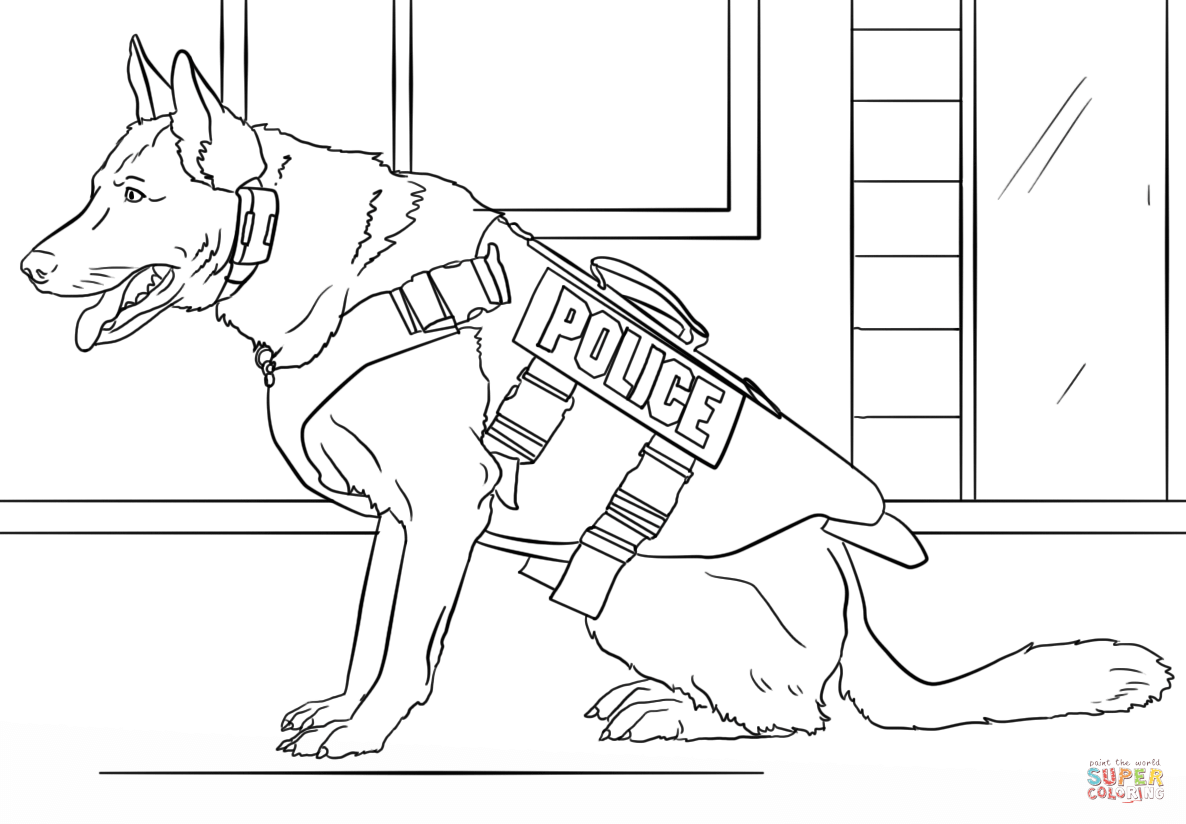 K 9 Police Dog Coloring Page Free Printable Coloring Pages Dogs 1186x824 K 9 Police Dog Coloring Page Free Printable Coloring Pages Dogs