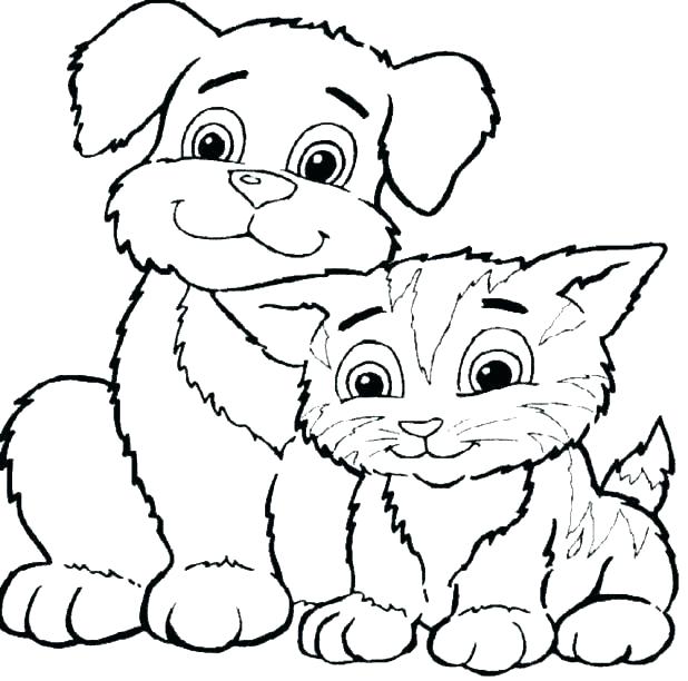 618x612 Dog Coloring Pages Printable Dogs Pictures To Color Dog Color
