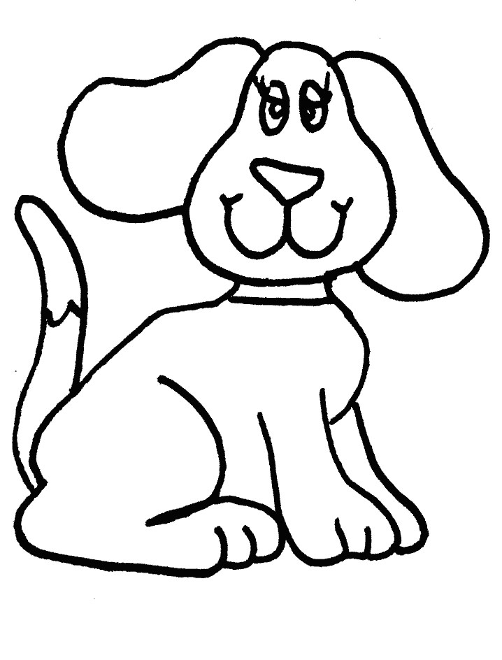 Dog Coloring Pages For Kids 718x944 Dog Coloring Pages For Kids