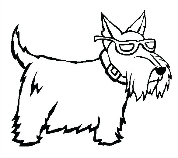 585x521 Dog Coloring Pages Free Dog Coloring Pages Dog Templates Crafts