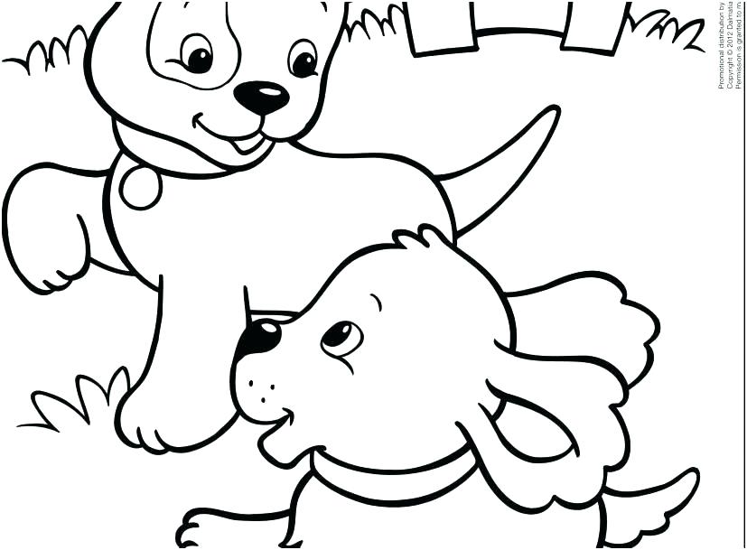 827x609 Cute Puppies Coloring Pages To Print Cute Dog Coloring Cute Puppy