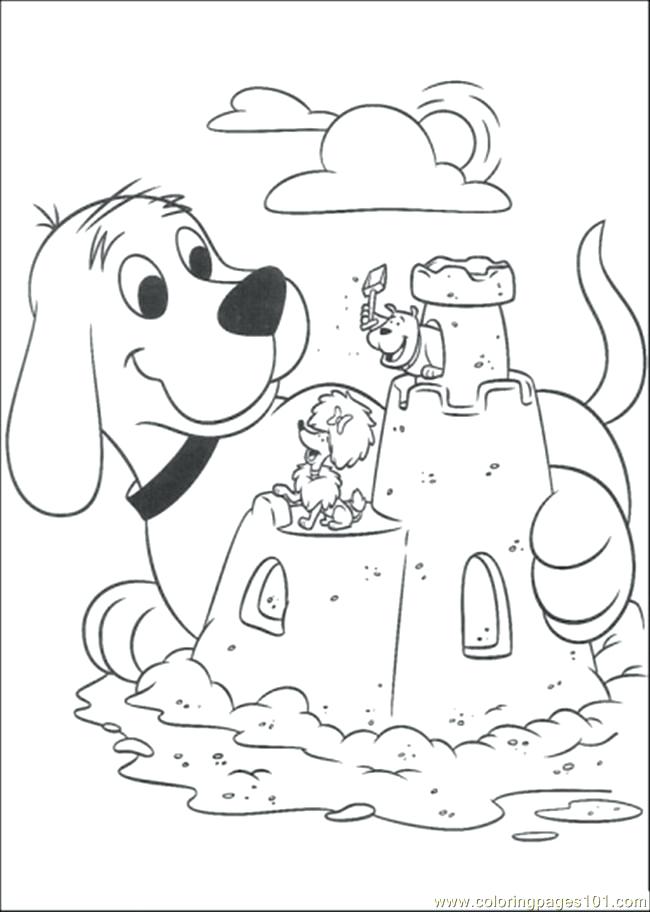 Clifford The Big Red Dog Halloween Coloring Pages Free Color Tree 650x912 Clifford The Big Red Dog Halloween Coloring Pages Free Color Tree