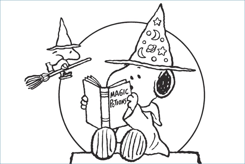 Cute Halloween Coloring Pages Dog 850x570 Cute Halloween Coloring Pages Dog