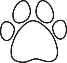 Dog Paw Print Silhouette Clipart 236x221 Dog Paw Print Silhouette Clipart