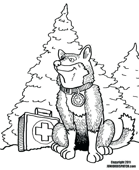 Dog Sled Coloring Pages at GetColorings.com | Free printable colorings