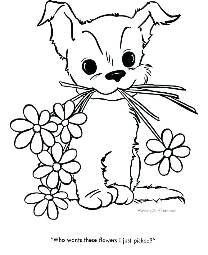 670x820 Dog Coloring Pages Printable Plus Color Pages Of Dogs Coloring
