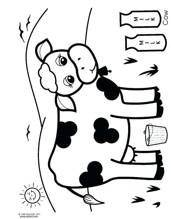562x720 Coloring Page Cow Cow And Barn Coloring Page Coloring Page