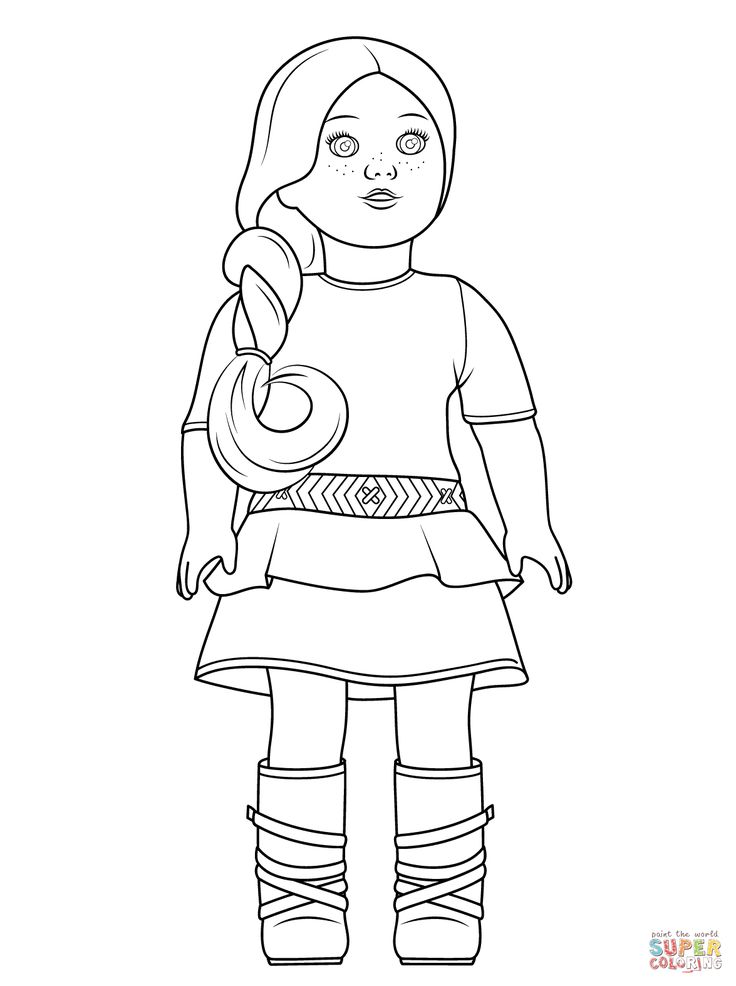 Free Printable American Girl Doll Coloring Pages 736x986 Free Printable American Girl Doll Coloring Pages