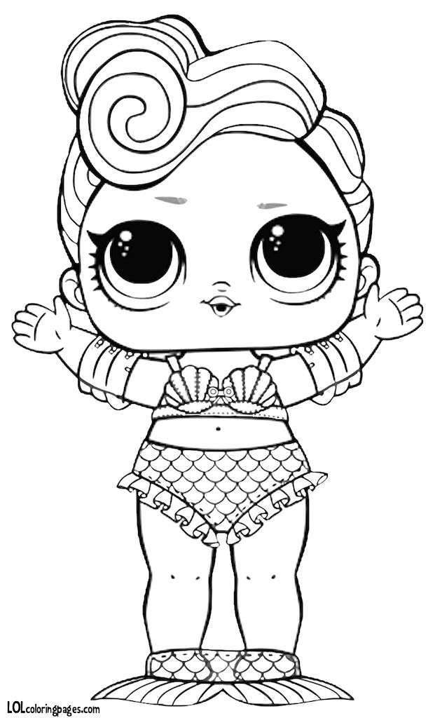 Waves Series 3 L.o.l Surprise Doll Coloring Page Bebekler 611x1024 Waves Series 3 L.o.l Surprise Doll Coloring Page Bebekler