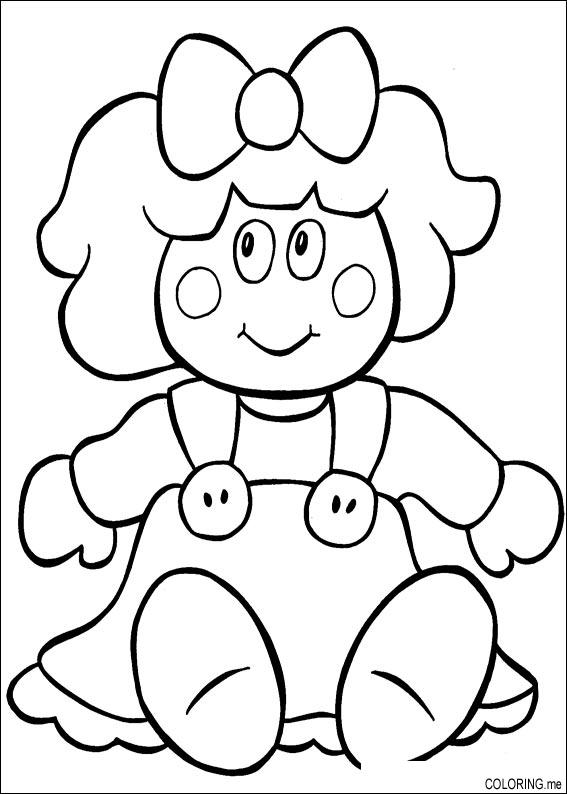 Christmas Doll Coloring Pages 567x794 Christmas Doll Coloring Pages