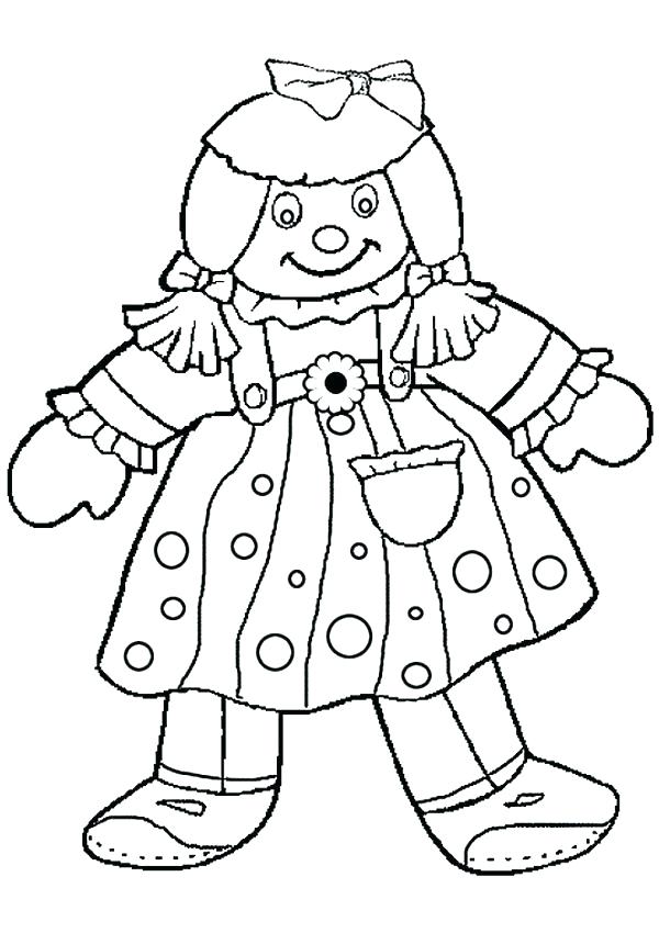 Doll Coloring Pages Printable at GetColorings.com | Free printable ...