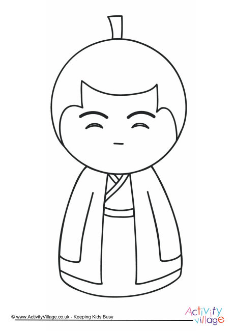 Japanese Doll Coloring Pages Japan Colouring Pages Printable 460x650 Japanese Doll Coloring Pages Japan Colouring Pages Printable