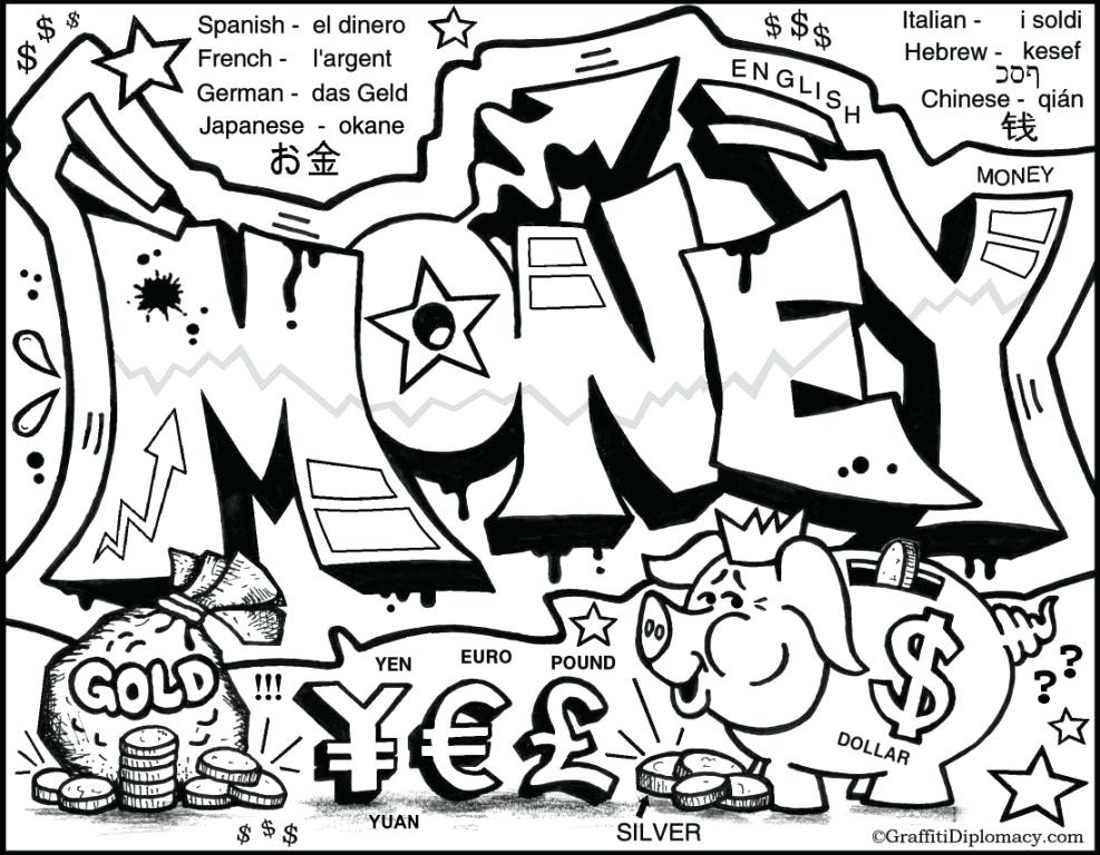 Money Coloring Page Dollar Coloring Page Money Coloring Pages Full 987x768 Money Coloring Page Dollar Coloring Page Money Coloring Pages Full