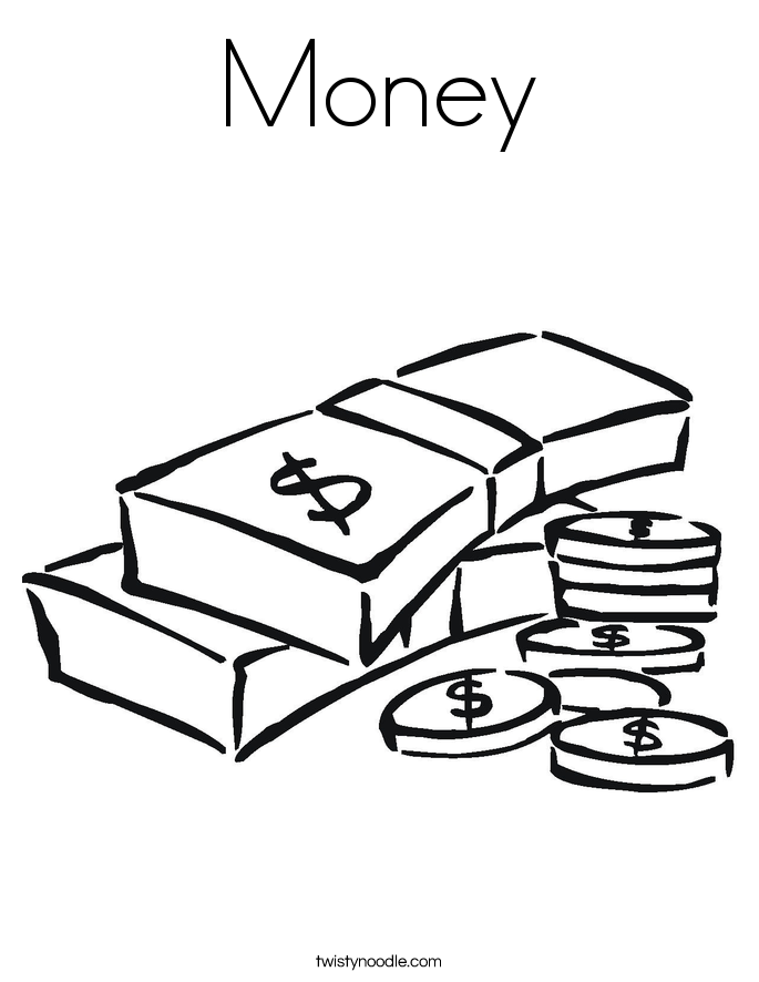 Money Coloring Pages 685x886 Money Coloring Pages