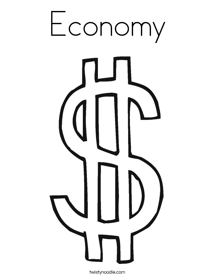 Economy Coloring Page 685x886 Economy Coloring Page