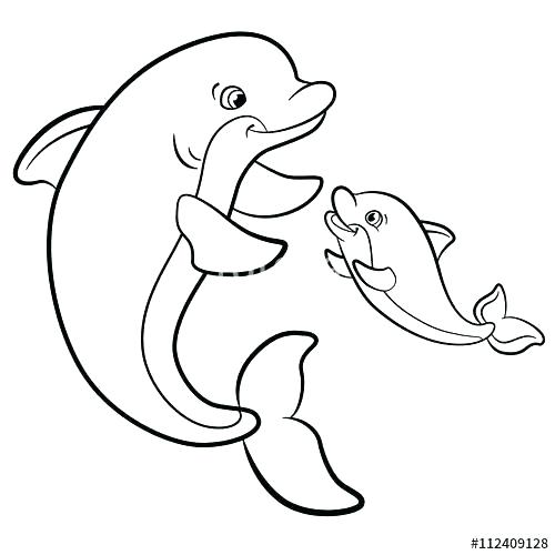 500x500 Printable Dolphin Coloring Pages Printable Dolphin Coloring Page