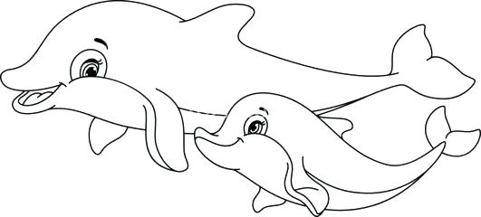 531x240 Dolphin Coloring Pages To Print Out Coloring Pages Dolphin Tale