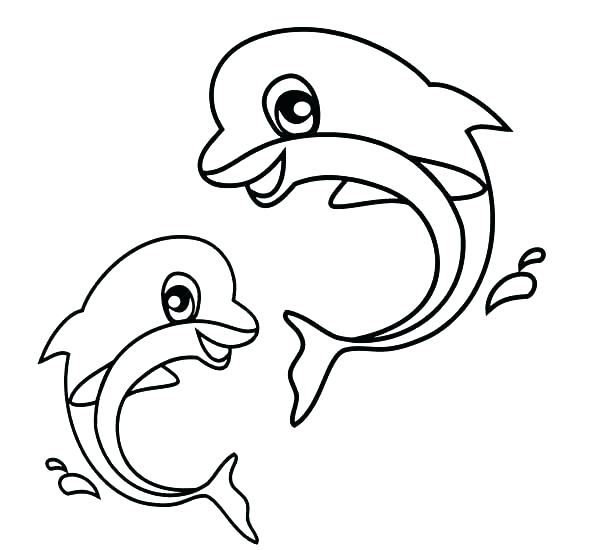 600x550 Free Miami Dolphins Coloring Pages Of Printable Simple Sea