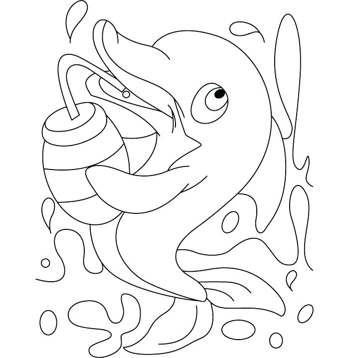 700x718 Dolphin Tale Coloring Pages Dolphin Coloring Pages To Print Cute