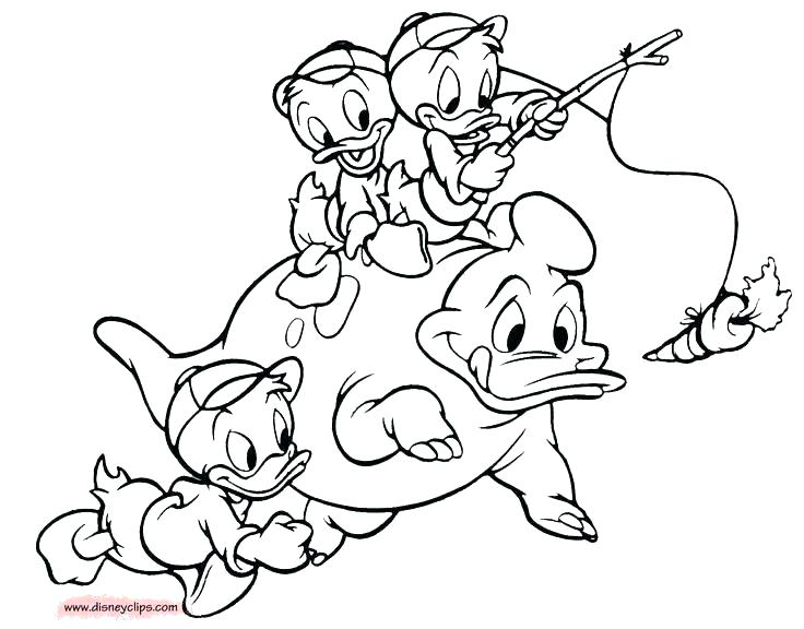 736x576 Donald And Daisy Duck Colouring Pages Coloring Page From Baby