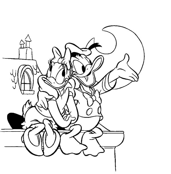 Donald And Daisy Duck Coloring Pages at GetColorings.com | Free