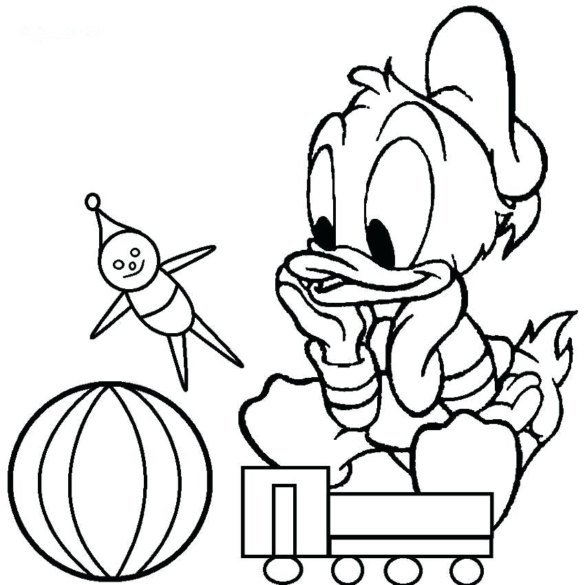 850x850 Donald Duck And Daisy Duck Together Coloring Pages Printable Duck