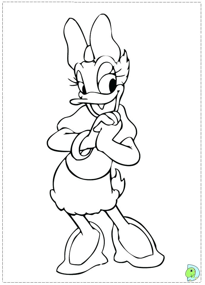 691x960 Daisy Duck Coloring Page Daisy Coloring Pages Daisy Duck Colouring