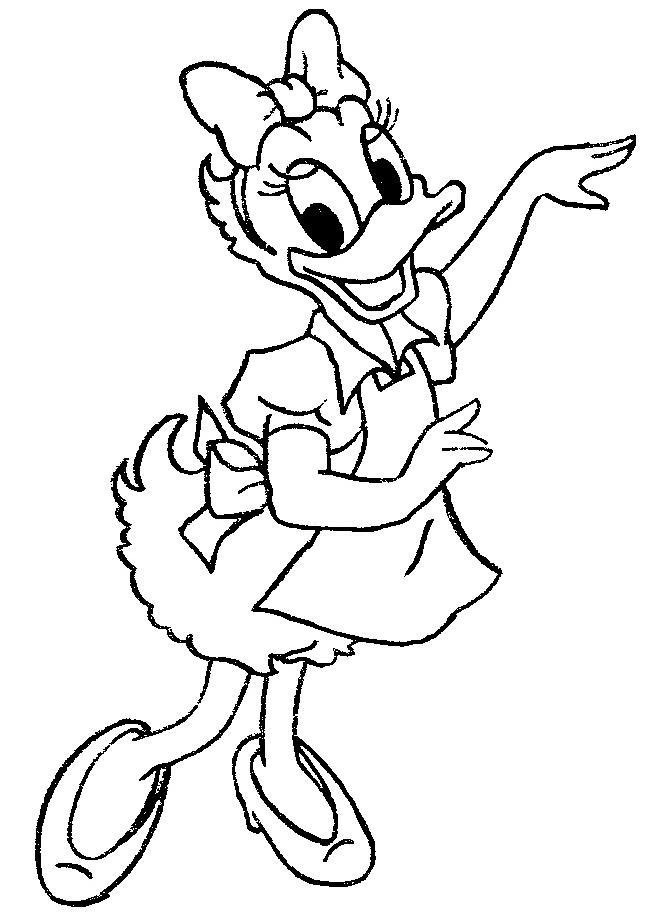 663x913 Daisy Duck Coloring Page Pages To Print