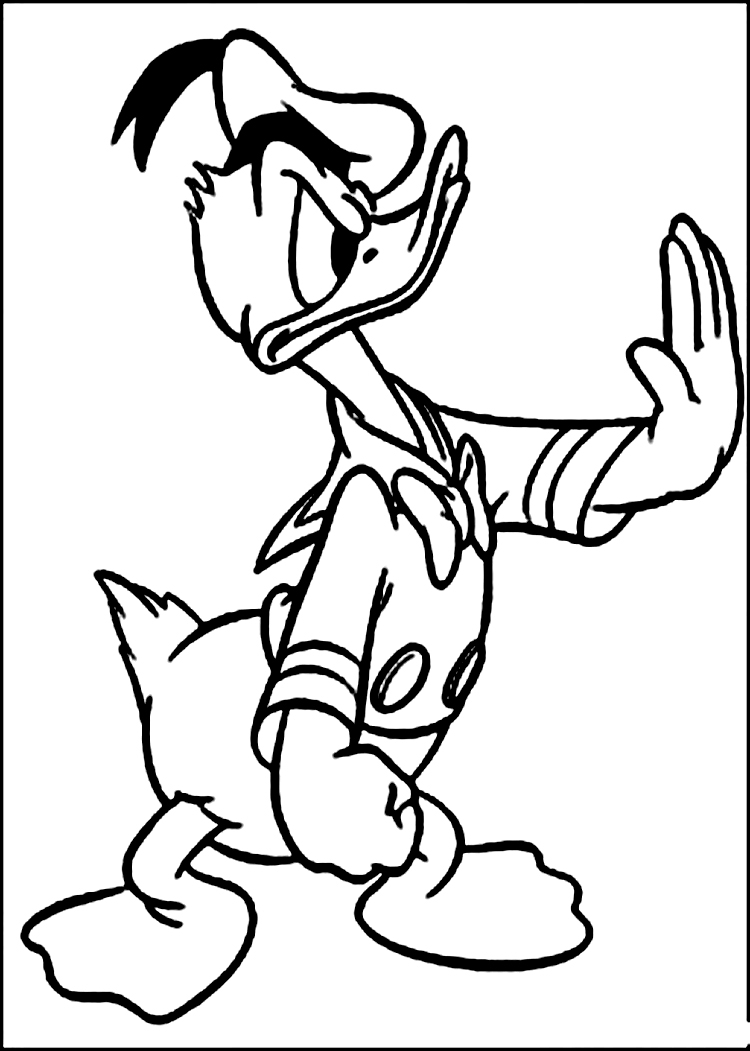 750x1051 New Donald Duck Coloring Pages