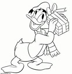 247x252 Donald Duck Christmas Coloring Pages