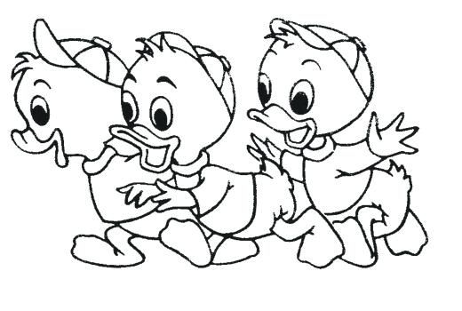 520x350 Donald Duck Christmas Coloring Pages Duck Coloring Pages Daisy