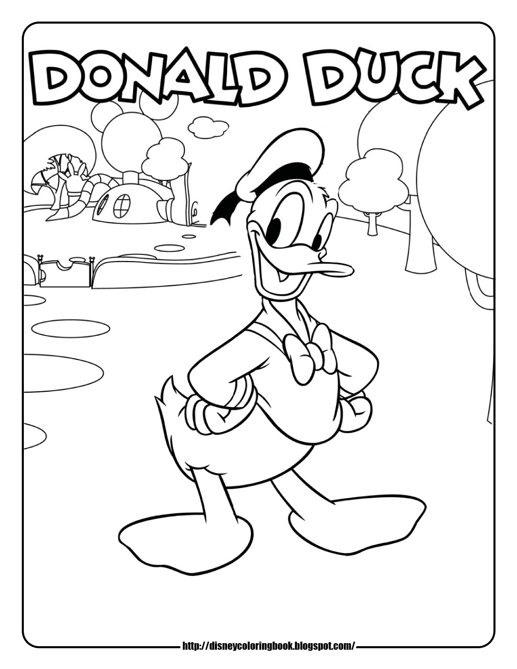 1020x1320 Donald Duck Coloring Pages Mickey Mouse Sheets And Clubhouse