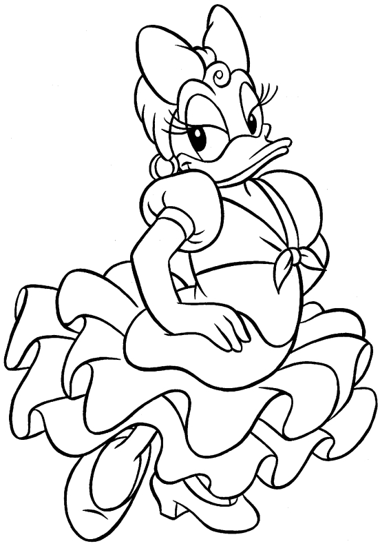 552x792 Daisy Duck Coloring Pages Free Printable Coloring Pages For Kids